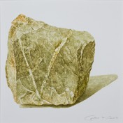 gebrochener Stein, 21 x 21 (Aquarell von Gitta von Felten)