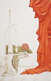 Die Rose, 44 x 69 (Aquarell von Gitta von Felten)