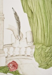 Die Feder, 44 x 63 (Aquarell von Gitta von Felten)
