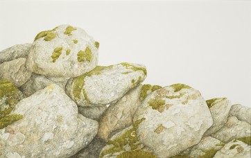 Steine, 56 x 35 (Aquarell von Gitta von Felten)