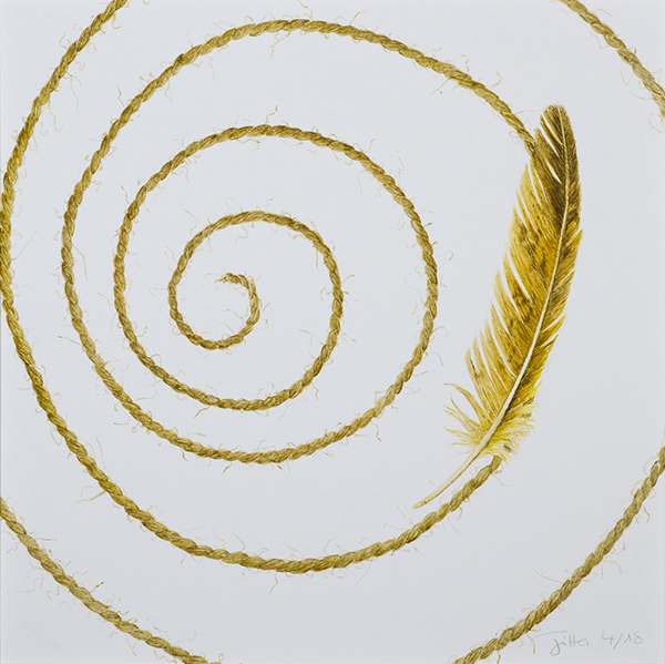 Spirale, 21 x 21 (Aquarell von Gitta von Felten)
