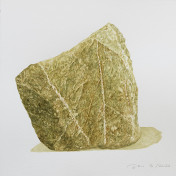 Stein - gebrochen, 28 x 28 (Aquarell von Gitta von Felten)